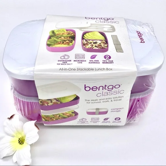 NWT Bentgo Classic Lunch Box, Purple - Picture 8 of 14